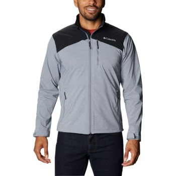 Columbia Muške Jakne - Miller Peak Softshell Sive Crne | SCDB-19870